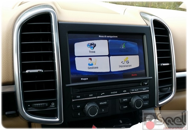 navigatore porsche cayenne