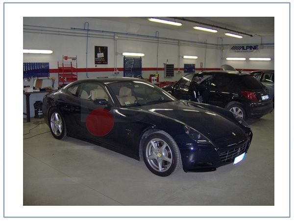 ferrari 612 scaglietti antifurto satellitare