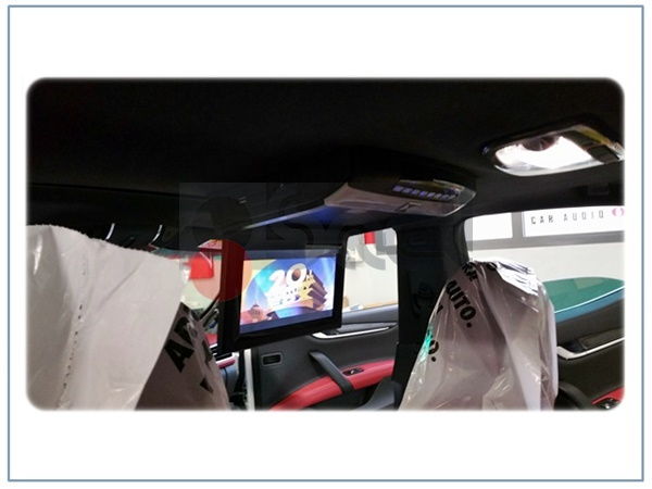 maserati ghibli monitor tetto dvd