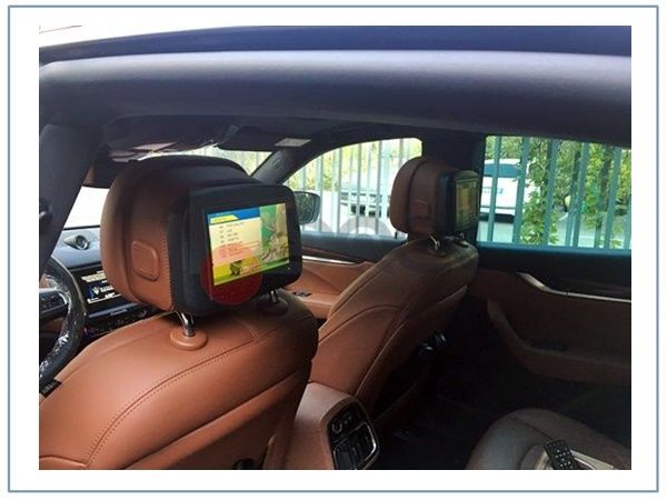 maserati levante monitor poggiatesta
