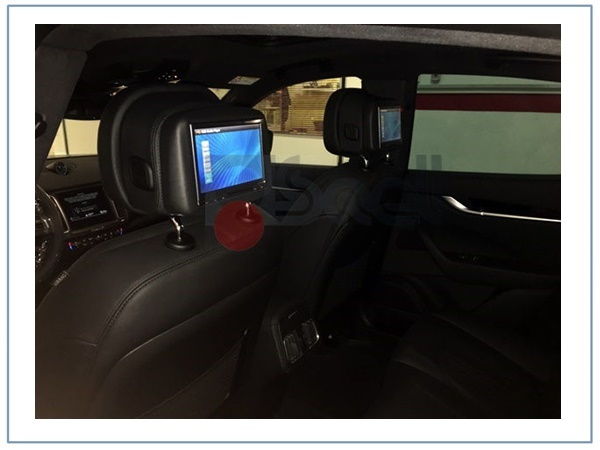 maserati levante monitor poggiatesta alpine