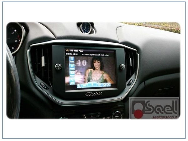 maserati ghibli usb video interfaccia